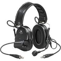 Casque VI NIB avec deux fils de sortie et rail arc Peltor ComTac, Style Bandeau, 23 dB Dufferin Supply