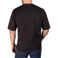Heavy-Duty Pocket T-Shirt, Men's, Small, Black Dufferin Supply
