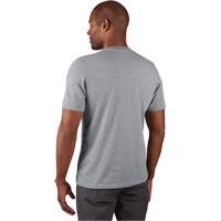 Hybrid Work Tee Shirt, Men's, Small, Grey Dufferin Supply