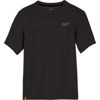 Hybrid Work Tee Shirt, Men's, Small, Black Dufferin Supply