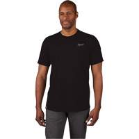 Hybrid Work Tee Shirt, Men's, Small, Black Dufferin Supply