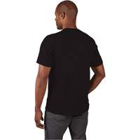 Hybrid Work Tee Shirt, Men's, Small, Black Dufferin Supply