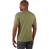 Hybrid Work Tee Shirt, Men's, Small, Green Dufferin Supply