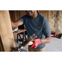 Hybrid Work Tee Shirt, Men's, Small, Blue Dufferin Supply