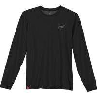 Hybrid Work Tee Shirt, Men's, Small, Black Dufferin Supply