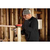 Hybrid Work Tee Shirt, Men's, Small, Black Dufferin Supply