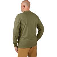 Hybrid Work Tee Shirt, Men's, Small, Green Dufferin Supply