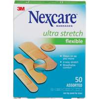 Pansements ultra-extensibles Nexcare, Assorti, Plastique, Non st&eacute;rile Dufferin Supply
