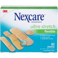 Pansements ultra-extensibles Nexcare, Assorti, Plastique, Non st&eacute;rile Dufferin Supply