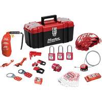 Standard Lockout Kit with Zenex Thermoplastic Locks, Electrical/Valve Kit, 27 Components Dufferin Supply