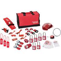 Premier Lockout Kit with Zenex Thermoplastic Locks, Electrical/Valve Kit, 34 Components Dufferin Supply
