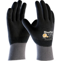 ATG MaxiFlex&reg; Ultimate Touchscreen Compatible Gloves, Large, Nitrile Coating, 15 Gauge, Nylon/Elastane Shell Dufferin Supply