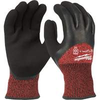 Winter Cut-Resistant Gloves, Size X-Large, 15 Gauge, Rubber Latex Coated, ANSI/ISEA 105 Level 3 Dufferin Supply