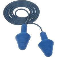 Bouchons d'oreilles pr&eacute;moul&eacute;s E-A-R Ultrafit , Avec cordon, Taille unique, Vrac - Sac en poly, NRR dB NRR 25 dB Dufferin Supply
