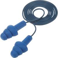 Bouchons d'oreilles pr&eacute;moul&eacute;s E-A-R Ultrafit , Avec cordon, Taille unique, Vrac - Sac en poly, NRR dB NRR 25 dB Dufferin Supply