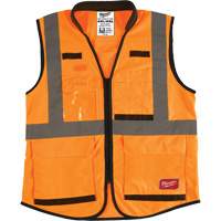 Performance Safety Vest, High Visibility Orange, 4X-Large/5X-Large Dufferin Supply