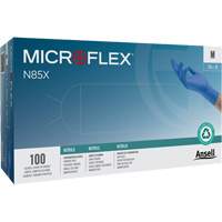Microflex&reg; N85 Gloves, X-Small, Nitrile, 3.5-mil, Powder-Free, Blue, Class 2 Dufferin Supply