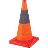 Collapsible Traffic Cone, 18" H, Orange SHA659 | Dufferin Supply