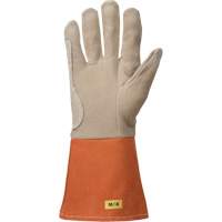 TIG Welding Gloves, Grain Deerskin, Size Medium Dufferin Supply