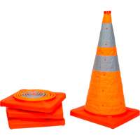Collapsible Traffic Cone, 28" H, Orange SHA820 | Dufferin Supply