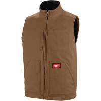 Heavy-Duty Sherpa-Lined Vest, Men's, Small, Brown Dufferin Supply
