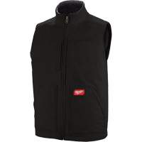 Heavy-Duty Sherpa-Lined Vest, Men's, Small, Black Dufferin Supply