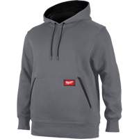 Midweight Pullover Hoodie, Men's, Small, Grey Dufferin Supply