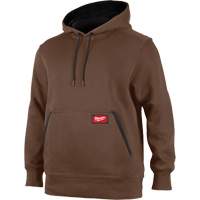 Midweight Pullover Hoodie, Men's, Small, Brown Dufferin Supply