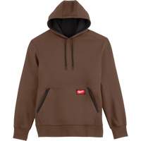 Midweight Pullover Hoodie, Men's, Small, Brown Dufferin Supply