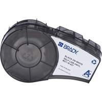 &eacute;tiquettes enveloppantes autoplastifiantes avec ruban, Noir Dufferin Supply