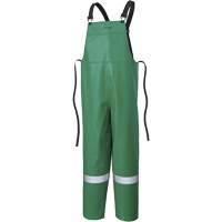 CA-43<sup>®</sup> FR Chemical- & Acid-Resistant Safety Bib Pants, Small, Green SHB227 | Dufferin Supply
