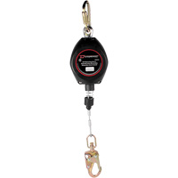 Cordage de s&eacute;curit&eacute; autor&eacute;tractable Dynamic, 20', Acier galvanis&eacute;, Pivotant Dufferin Supply