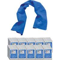 Serviette de refroidissement par &eacute;vaporation Chill-Its 6602, Bleu Dufferin Supply