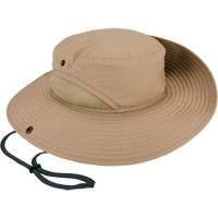Chapeau l&eacute;ger de forestier Chill-Its 8936 avec panneau en maille, Khaki Dufferin Supply