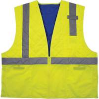 Chill-Its 6668 Safety Cooling Vest, X-Large, High Visibility Lime-Yellow SHB416 | Dufferin Supply