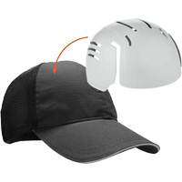 Skullerz 8946 Standard Baseball Cap with Bump Cap Insert, Black SHB490 | Dufferin Supply