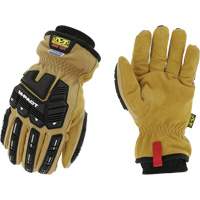 Coldwork Waterproof M-Pact&reg; Driver Gloves, 8, Grain Leather Palm, Elastic Cuff Dufferin Supply