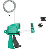 Green Clamping Cable Lockout, 8' Length SHB865 | Dufferin Supply