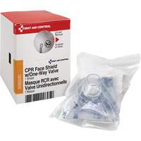 SmartCompliance&reg; Refill CPR Faceshield with One-Way Valve, Single Use Faceshield, Class 2 Dufferin Supply