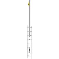 Latchways<sup>®</sup> Vertical Ladder Lifeline with SRL Ladder Extension Post Kit, Stainless Steel SHC056 | Dufferin Supply