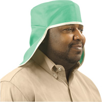 Weldlite Welding Cap With Neck Drape, One Size, Green Dufferin Supply