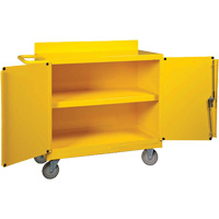 Spill Control Center Cart, 18" L x 38.375" W x 36" H Dufferin Supply