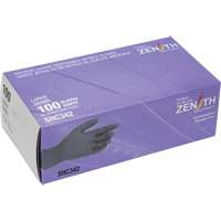 Medical Grade Disposable Gloves, Large, Nitrile, 6-mil, Powder-Free, Black, Class 2 Dufferin Supply