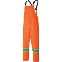 5598 Lightweight Waterproof Rain Suit, Polyester/PVC, Small, High Visibility Orange Dufferin Supply