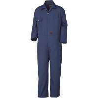 515T Coveralls with Zipper, Men's, Navy Blue, Size 40 Dufferin Supply