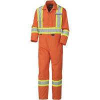 5513 Industrial Wash Coveralls, 36, High Visibility Orange Dufferin Supply