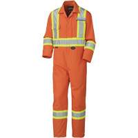 5513T Industrial Wash Coveralls, 40 (Tall), High Visibility Orange Dufferin Supply