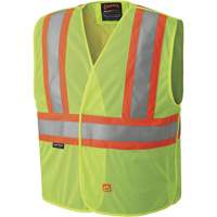 6916A Veste de s&eacute;curit&eacute; ignifug&eacute;e, Jaune lime haute visibilit&eacute;, Moyen/Petit, Polyester Dufferin Supply