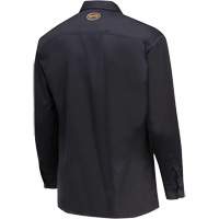 7742 FR-Tech&reg; Flame-Resistant Safety Shirt, Small, Navy Blue Dufferin Supply