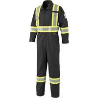 7702BKT FR-Tech&reg; Arc-Rated Coverall, Size 40 (Tall), Black, 10 cal/cm² Dufferin Supply